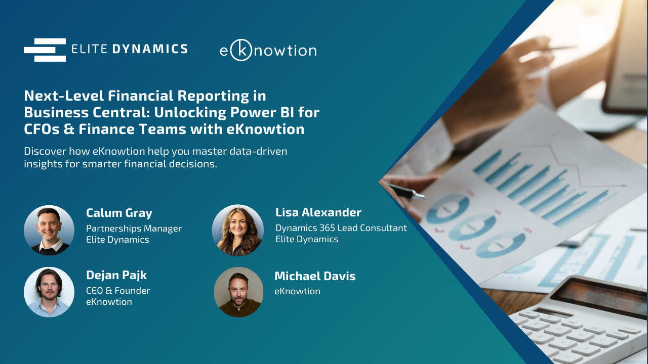Next-Level Financial Reporting in Business Central: Unlocking Power BI for CFO's & Finance Teams with eKnowtion